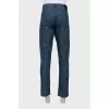Men's trousers in checkered print
