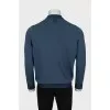 Men's tapered wool jumper