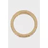Gold ring with diamonds Love