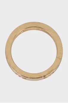 Золотое кольцо с диамантами Love