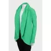 Green cashmere cardigan