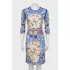 Printed fitted dress