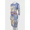 Printed fitted dress