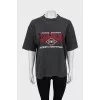 Oversized gray T-shirt
