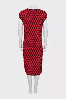 Bodycon dress in geometric print