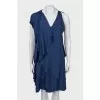 Asymmetrical silk dress