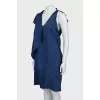 Asymmetrical silk dress
