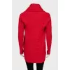 Cashmere cardigan without fastening