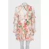 Floral silk dress