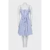 Striped dress with tag