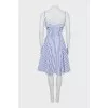 Striped dress with tag