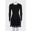 Long sleeve wool dress