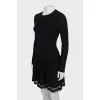 Long sleeve wool dress