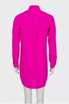 Pink shirt dress with tag