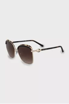 Sunglasses with decorative arms