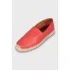 Men's red espadrilles