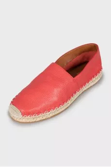 Men's red espadrilles