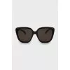 Black cat eye sunglasses