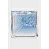 Printed silk scarf