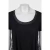 Short sleeve combination dress