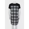 Short sleeve combination dress
