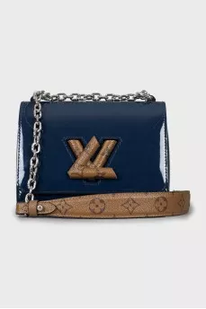 Patent leather Bag Twist PM 
