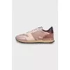 Combination sneakers with military print