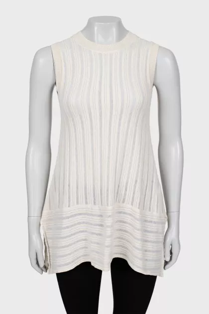Striped A-line Tank