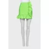 Skirt decorated with frill and tag