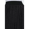 Silk mini skirt with polka dots