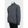 Men's cardigan with zipper