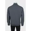 Men's cardigan with zipper