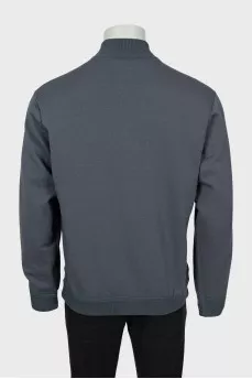Men's cardigan with zipper