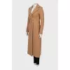 Maxi coat with silver buttons