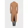 Maxi coat with silver buttons