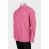 Men's pink striped shirt