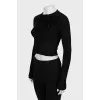 Short long sleeve with raised seams