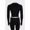 Short long sleeve with raised seams