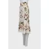 Floral midi skirt