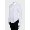 Slim fit shirt with embossed print