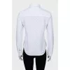 Slim fit shirt with embossed print