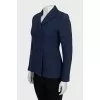 Double-bottomed jacket in dark blue