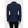 Double-bottomed jacket in dark blue