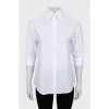 Fitted shirt with 3/4 sleeves