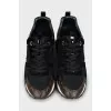 Sneakers with signature Run Away print