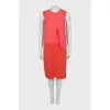 Two-tone A-line dress