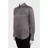 Printed silk shirt