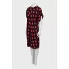 Polka dot short sleeve dress