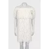 Off shoulder lace dress