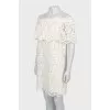 Off shoulder lace dress